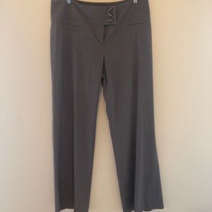 Tan Curvy Signature wide leg trousers